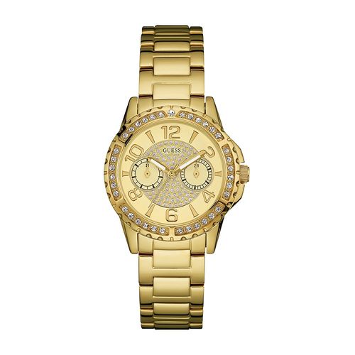 Relógio Guess Feminino Multifunção Dourado 92591LPGSDA1