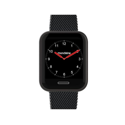Relógio Smartwatch Malha de Aço Preto