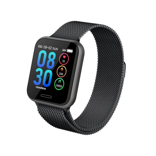 Relógio Smartwatch Malha de Aço Preto