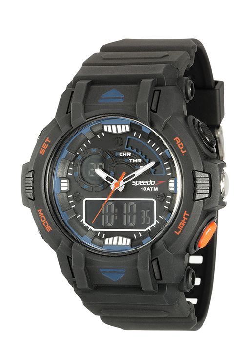 Relógio Speedo Masculino Analógico e digital Preto 81151G0EVNP2