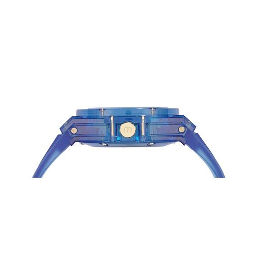 Relógio Feminino Multifunção Silicone Azul