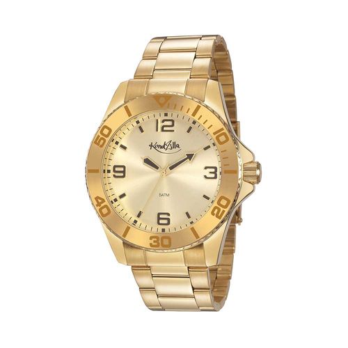 Relógio Masculino KondZilla Casual Dourado