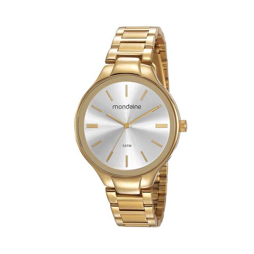 Relógio Feminino Minimalista Dourado