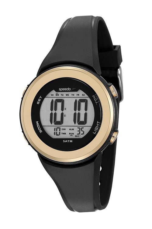 Relógio Speedo Feminino Digital Preto 81152L0EVNP1
