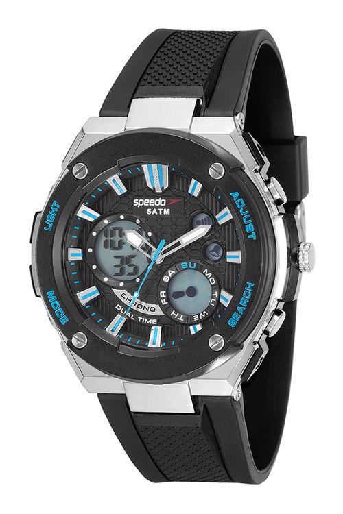 Relógio LCD Esportivo Preto