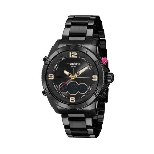 Relógio Masculino Anadigi Preto