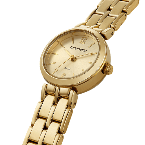Relógio Feminino Social Dourado