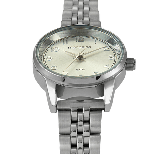 Relógio Feminino Casual Prata