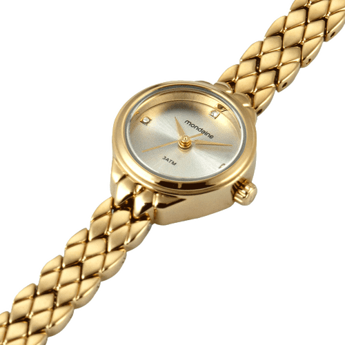 Relógio Feminino Social Dourado