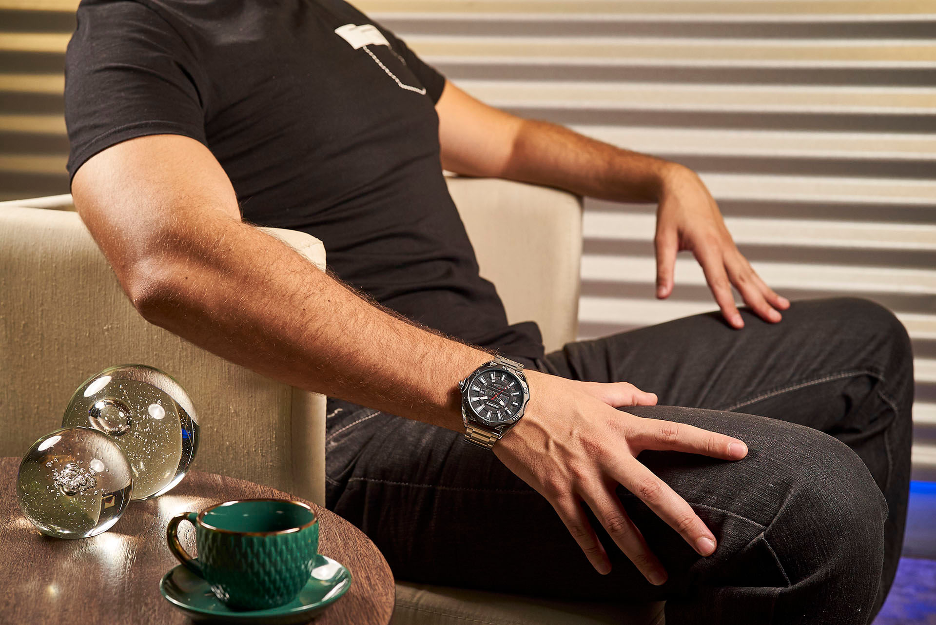 side view
