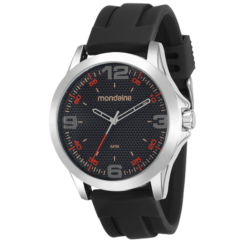 Relógio Masculino Esportivo Silicone Preto