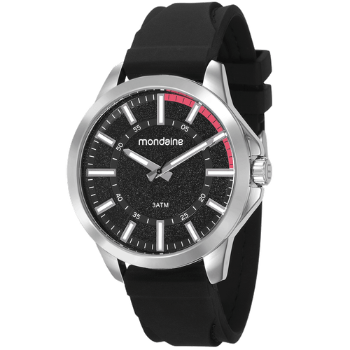 Relógio Masculino Silicone Preto