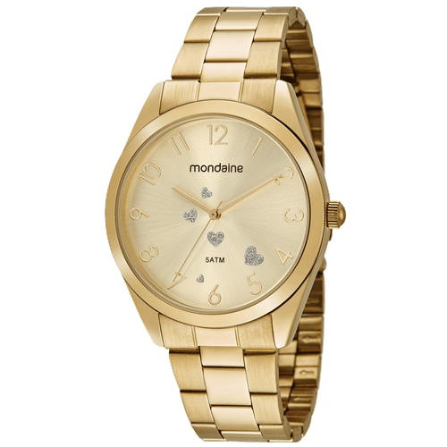 Relógio Feminino Moda Dourado