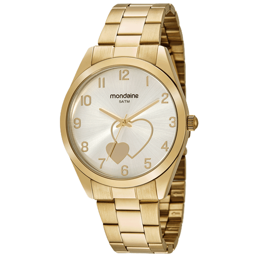 Relógio Feminino Casual Dourado