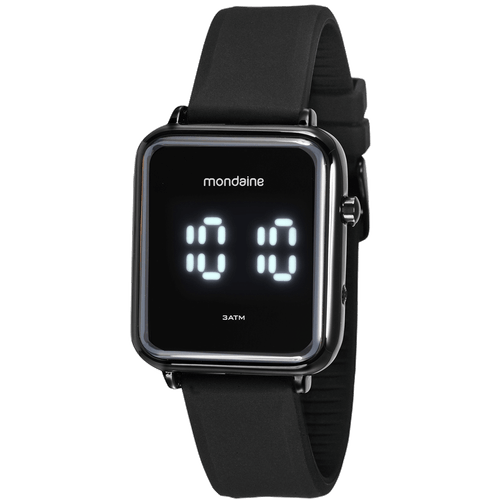 Relógio Masculino Quadrado Digital Preto