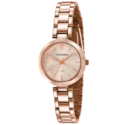 Relógio Feminino Minimalista Fino Rosé