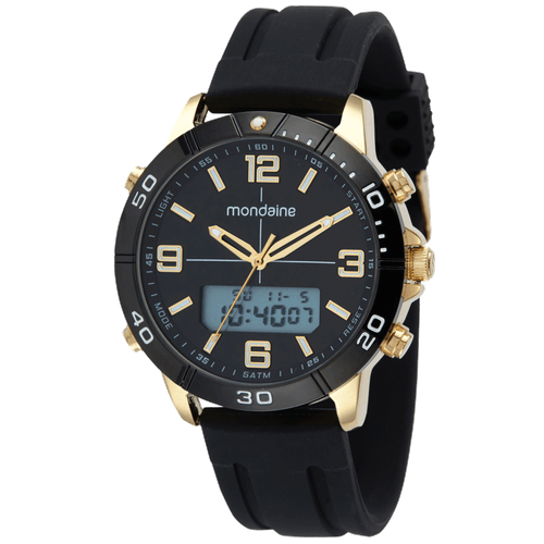 Relógio Masculino Anadigi Esportivo Preto