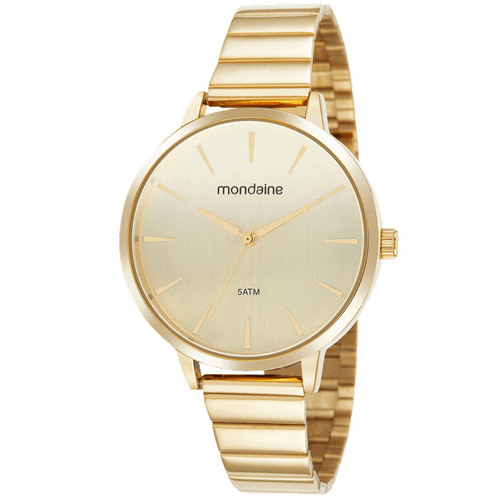 Relógio Feminino Bracelete Dourado