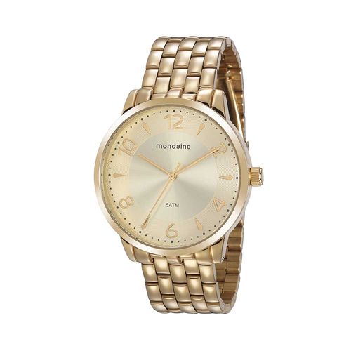 Relógio Feminino Casual Robusto Dourado