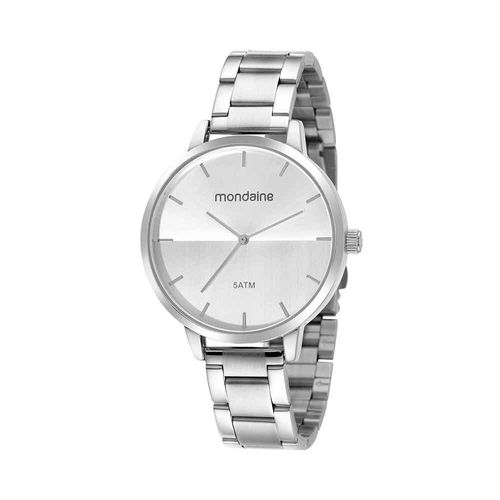 Relógio Feminino Casual Prata