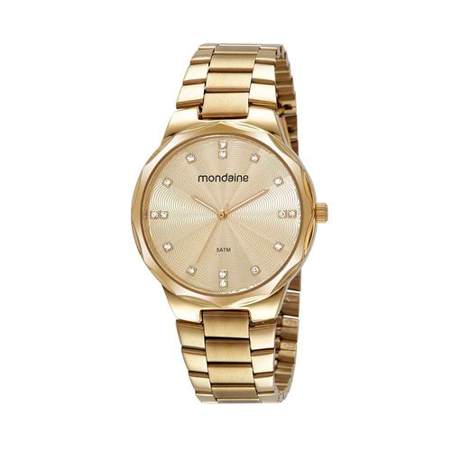 Relógio Feminino Social Dourado