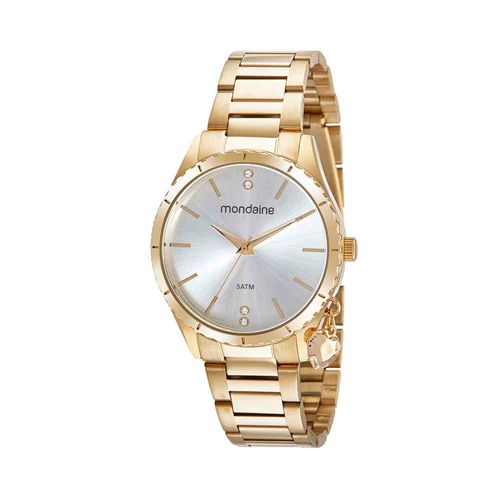 Relógio Feminino Moderno Dourado