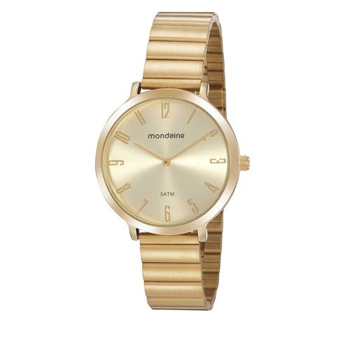 Relógio Feminino Moda Dourado