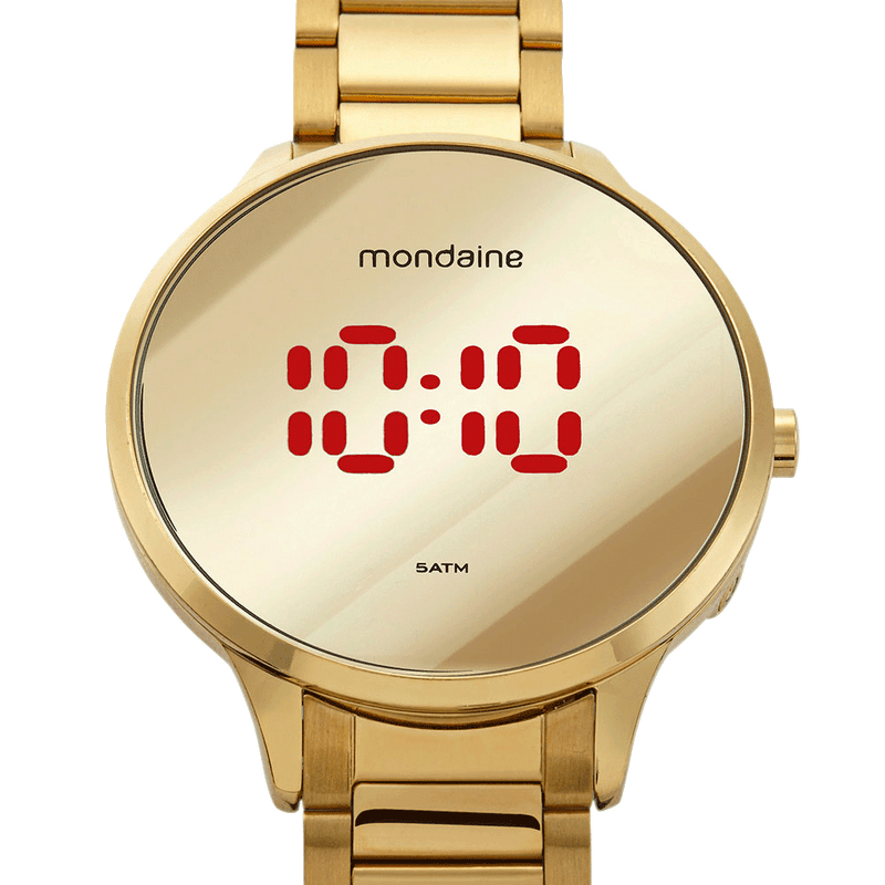 Relogio Feminino Mondaine Romântico Coração com Dourado 32501lpmkde1k1 -  Relógios Originais de Fábrica