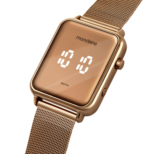 Relógio Feminino Digital Led Rosé
