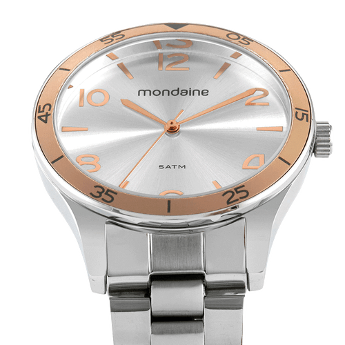 Relógio Feminino Casual Prata