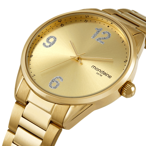Relógio Feminino Moda Dourado