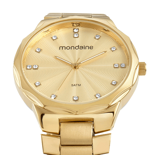 Relógio Feminino Social Dourado