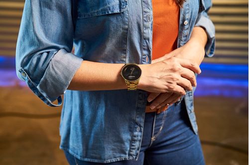 Relógio Feminino Minimalista Dourado