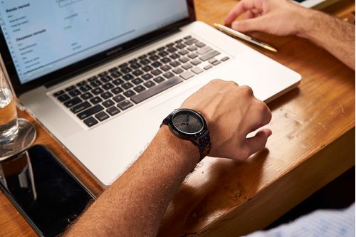 Relógio Casual Monocromático Preto