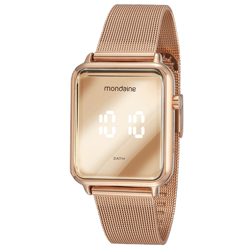 Relógio Feminino Digital Led Rosé