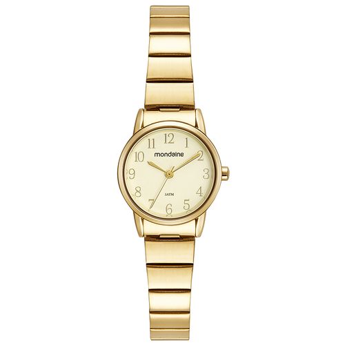 Relógio Feminino Bracelete Dourado