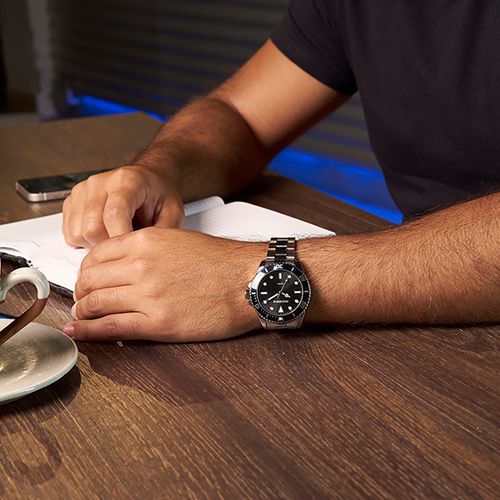 Relógio Masculino Social Prata