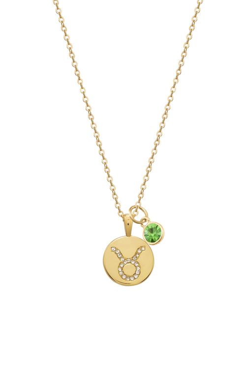 Kit Relógio Dourado Signo Touro