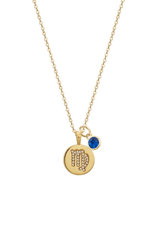 Kit Relógio Dourado Signo Virgem