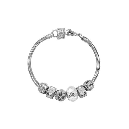 Kit Relógio Feminino Clássico Minimalista Analógico Prata