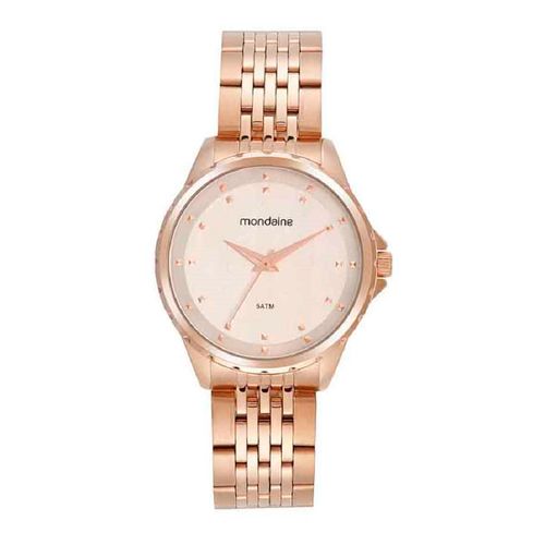 Relógio Feminino Spikes Minimalista Rosé
