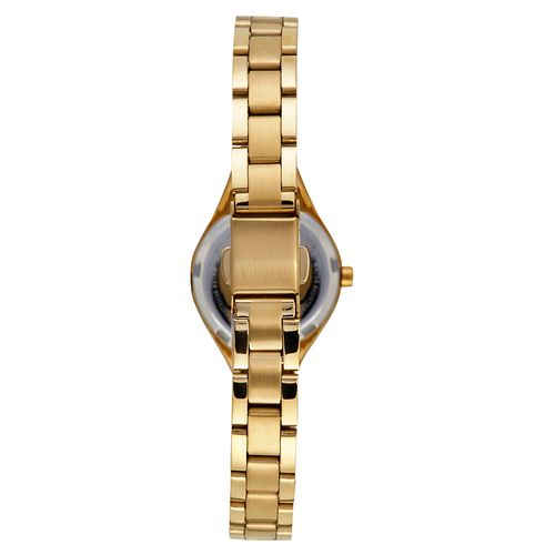 Relógio Feminino Aço Pequeno Minimalista Dourado