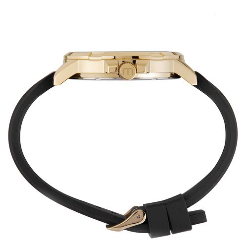 Relógio Masculino Com Calendário Silicone Preto