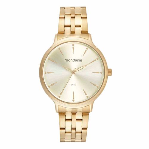 Relógio Feminino Minimalista Dourado