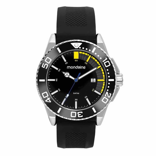 Relógio Masculino Esportivo Silicone Prata