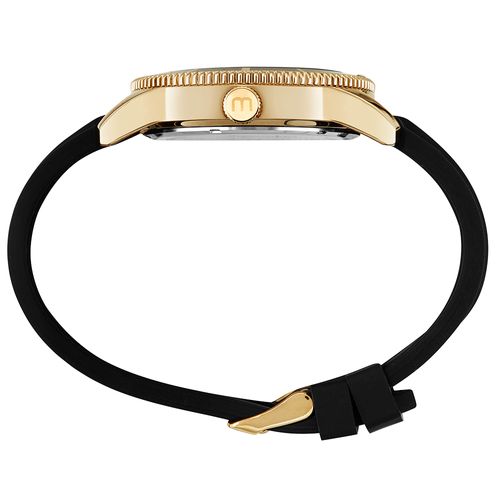 Relógio Masculino Esportivo Silicone Dourado