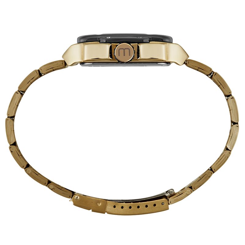 ひまわり② Relógio Masculino Quadrado Casual Dourado