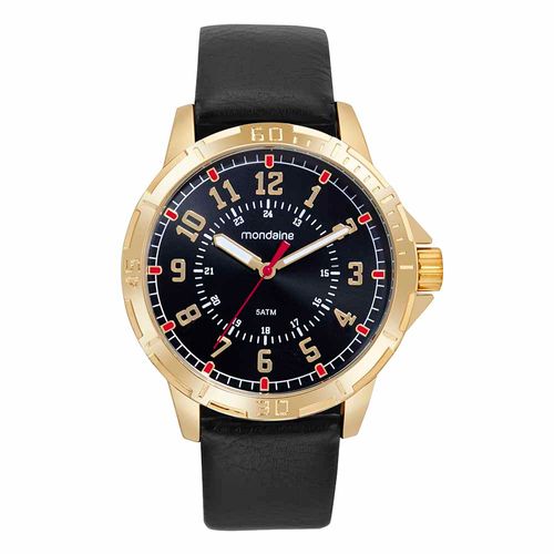 Relógio Masculino Casual Dourado