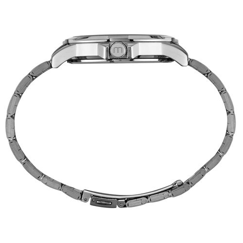 Relógio Masculino Visor Texturizado Prata