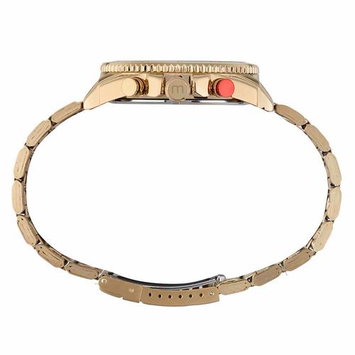 Relógio Masculino Cronógrafo Robusto Dourado